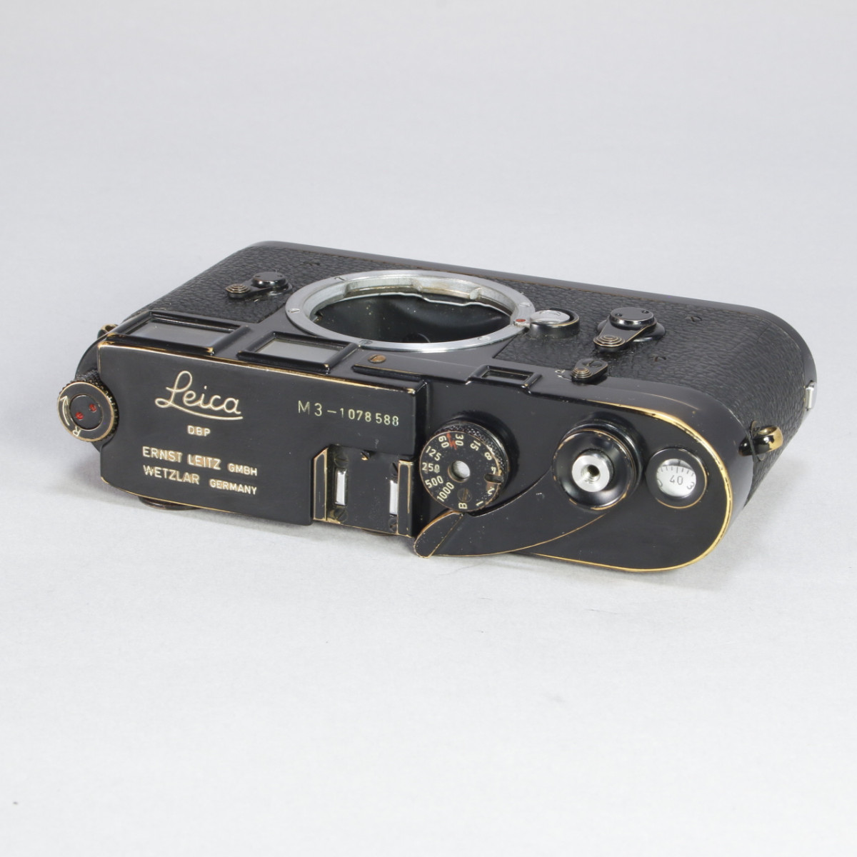 Leica M3 Single Stroke Black Paint Camera