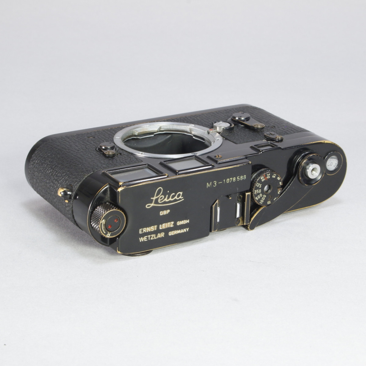 Leica M3 Single Stroke Black Paint Camera