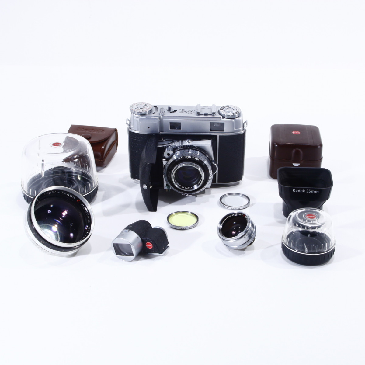 Shop : Buy Kodak Retina Iiic Camera Kit 35mm 50mm 80mm Lens