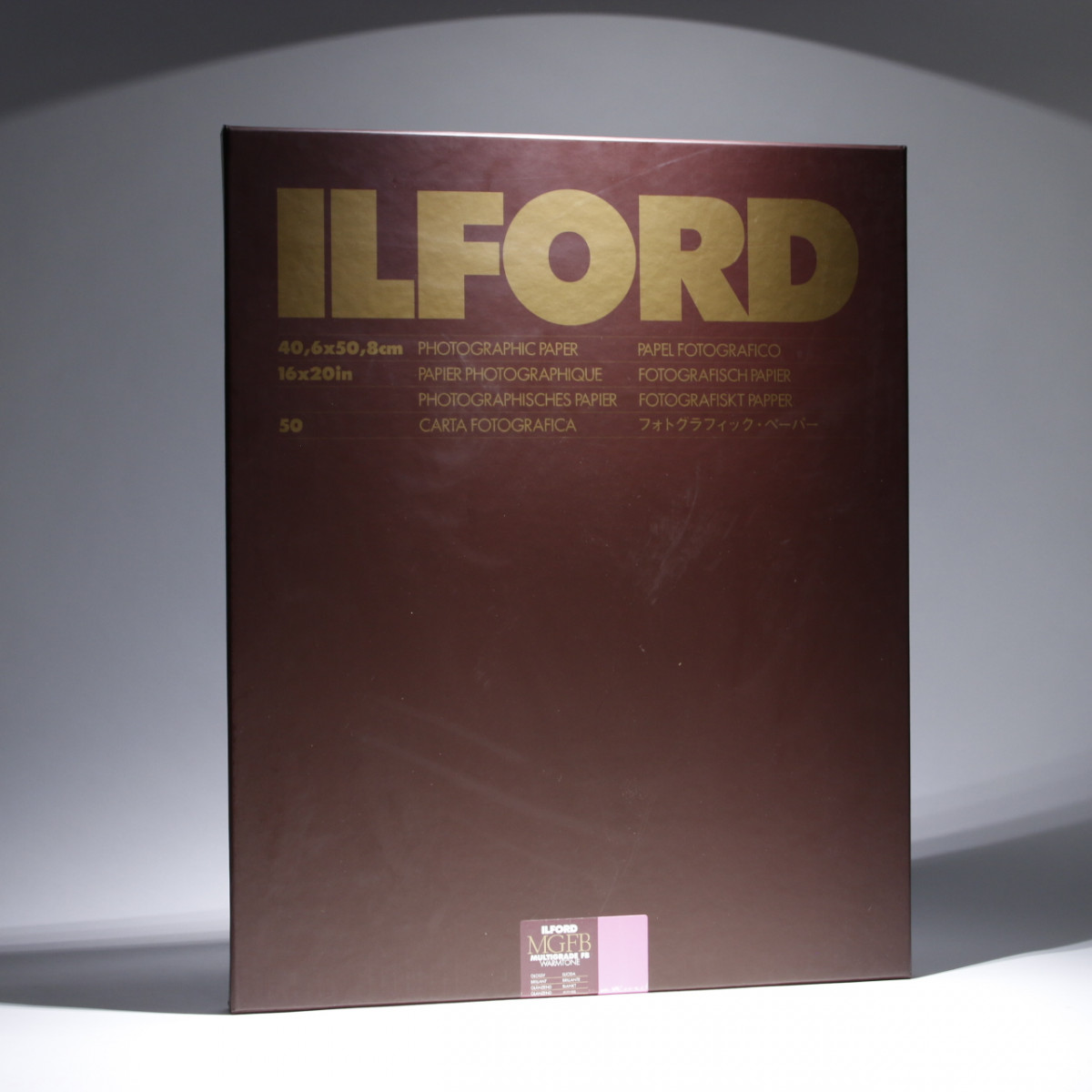 Ilford MGFB Multigrade FB Warmtone Glossy 16x20 Paper - 50 sheets