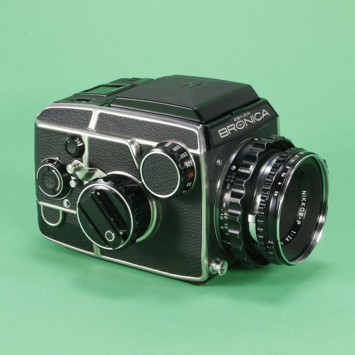 Bronica EC Camera with 75mm f2.8 Nikkor-P Lens | Blue Moon