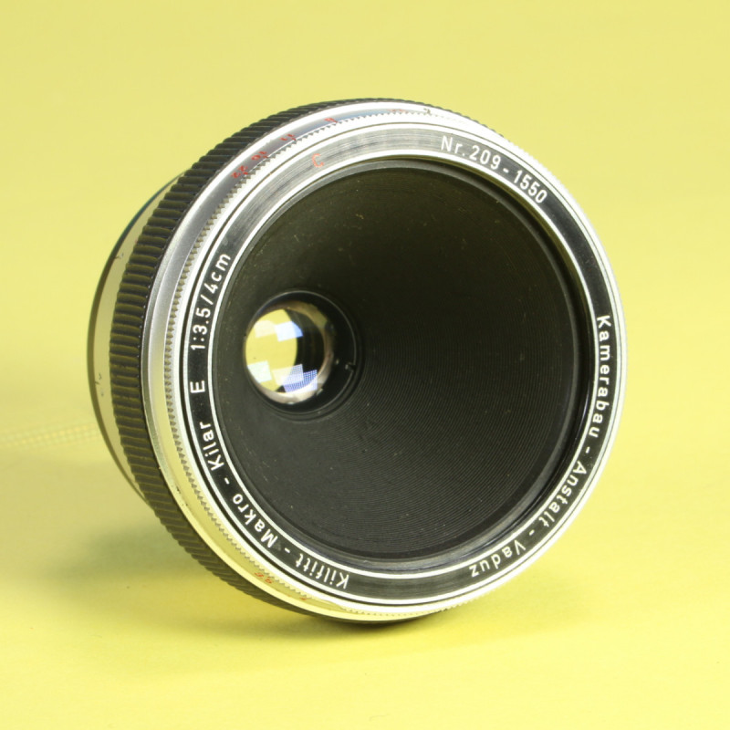Kamerabau-Anstalt-Vaduz 4cm f3.5 Kilfitt-Makro-Kilar E Lens for Exakta
