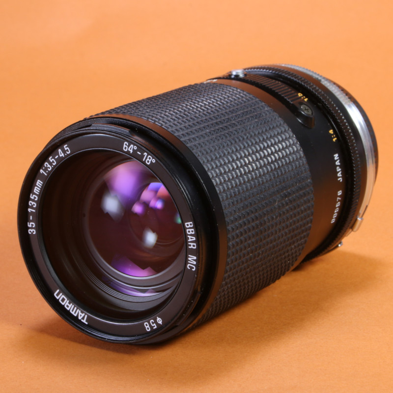 Tamron 35-135mm f3.5-4.5 BBAR MC Macro Lens - Adaptall  Olympus OM Mount