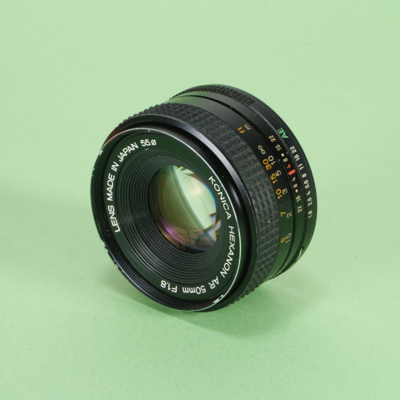 Konica 50mm f1.8 Hexanon AR Lens