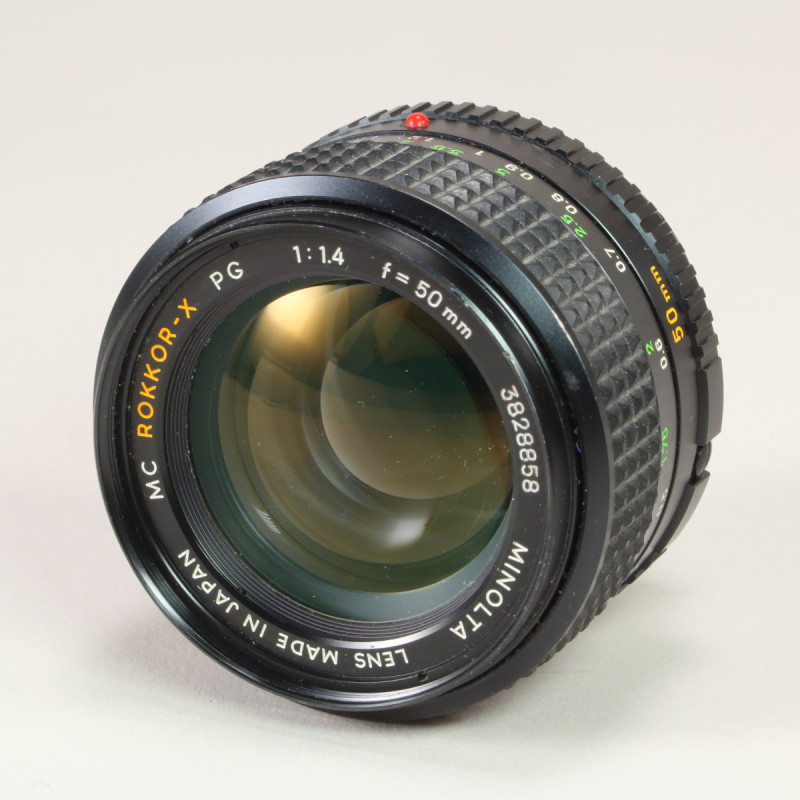 Minolta 50mm f1.4 Rokkor-X PG Lens for MC