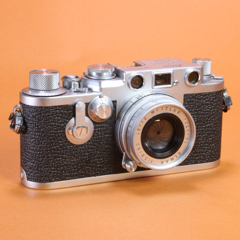 Leica IIIf RDST (Red Dial Self Timer) Camera Kit with 50mm f2.8 Elmar Lens