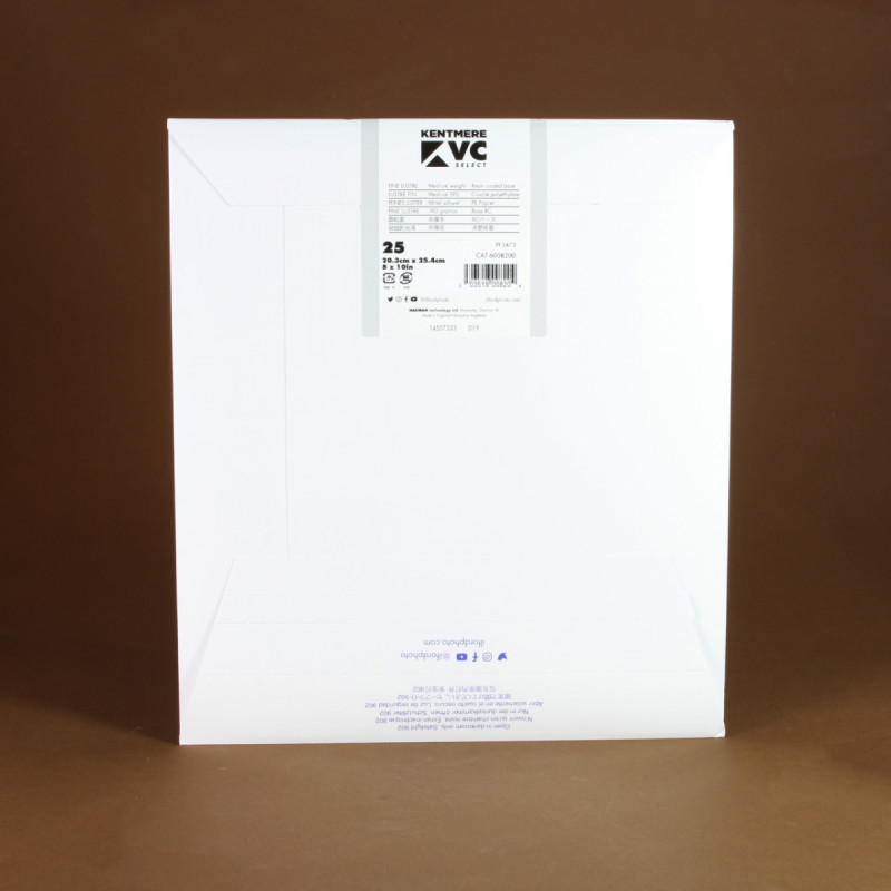 Kentmere VC Select Fine Luster Paper 8x10 - 25 Sheets