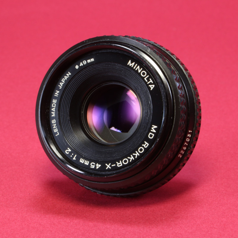 Minolta 45mm f2 Rokkor-X Lens for MD