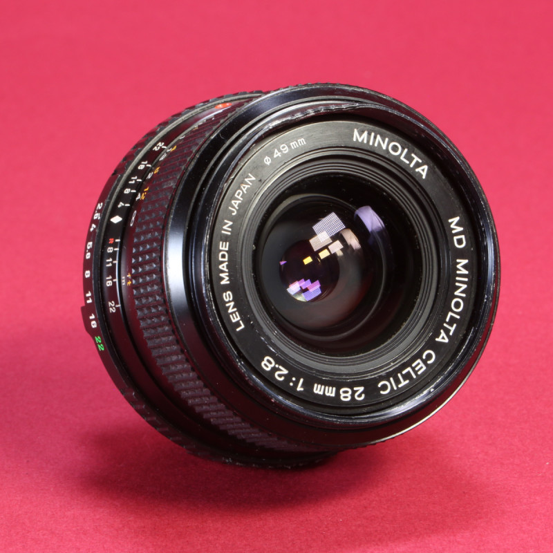 Minolta 28mm f2.8 Celtic Lens for MD