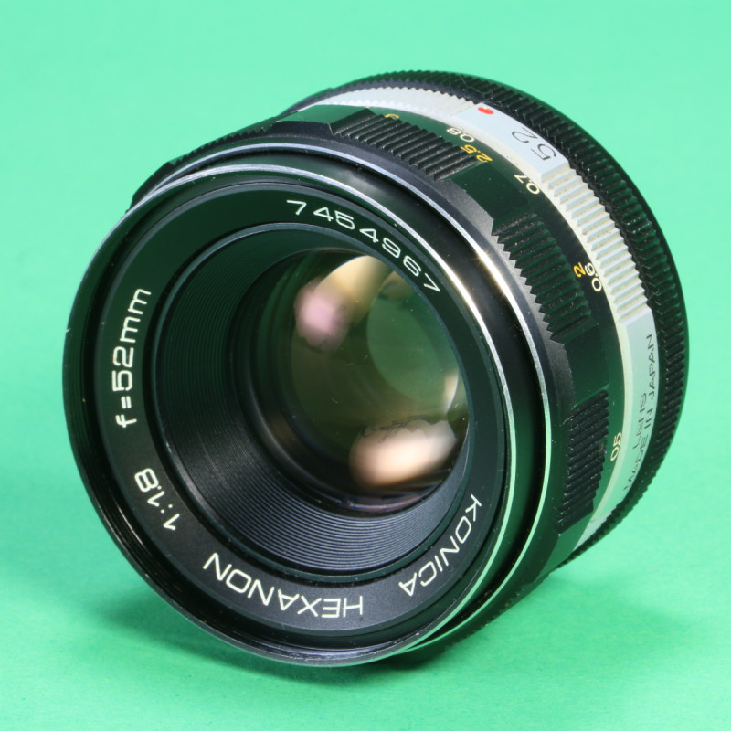Konica 52mm  f1.8 Hexanon AR Lens