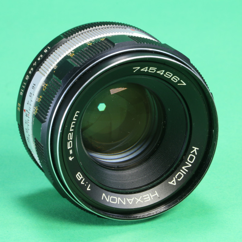 Konica 52mm  f1.8 Hexanon AR Lens