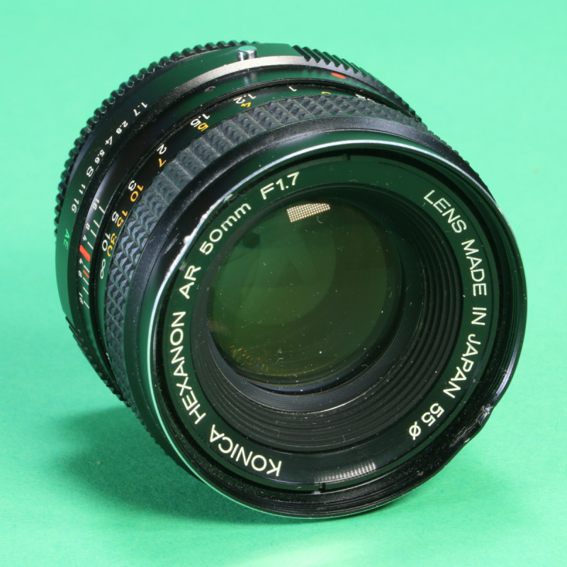 Konica 50mm f1.7 Hexanon AR Lens