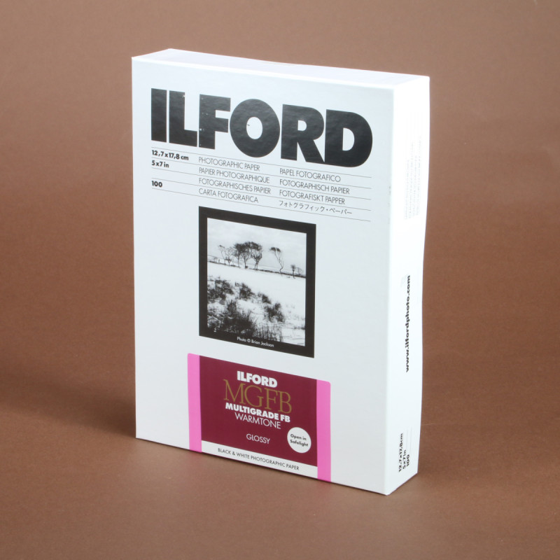Ilford MGFB Multigrade FB Warmtone Glossy 5x7 Paper - 100 Sheets