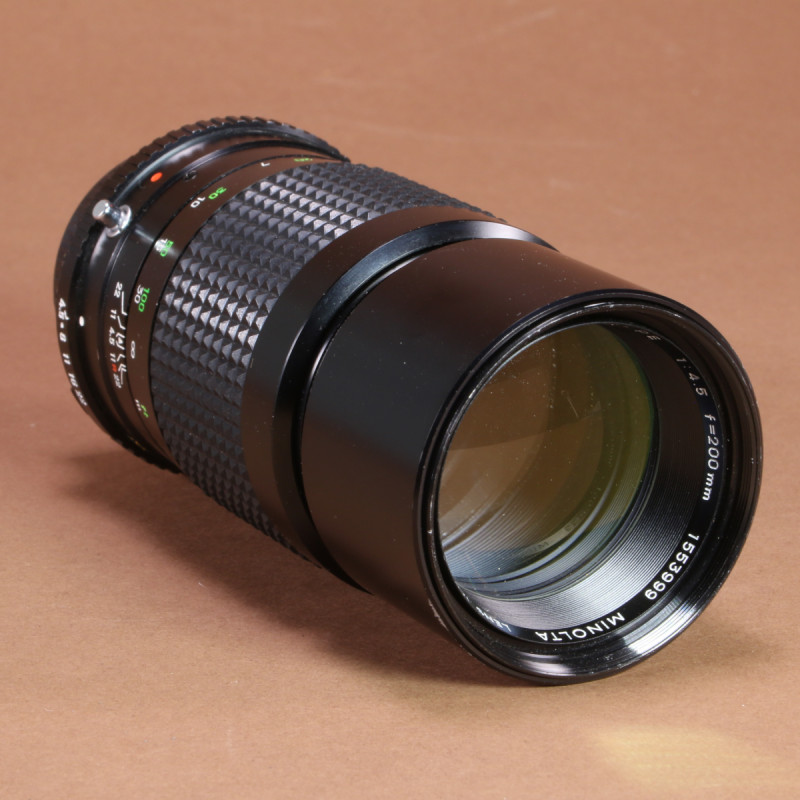 Minolta 200mm f4.5 Tele Rokkor-PE Lens for MC