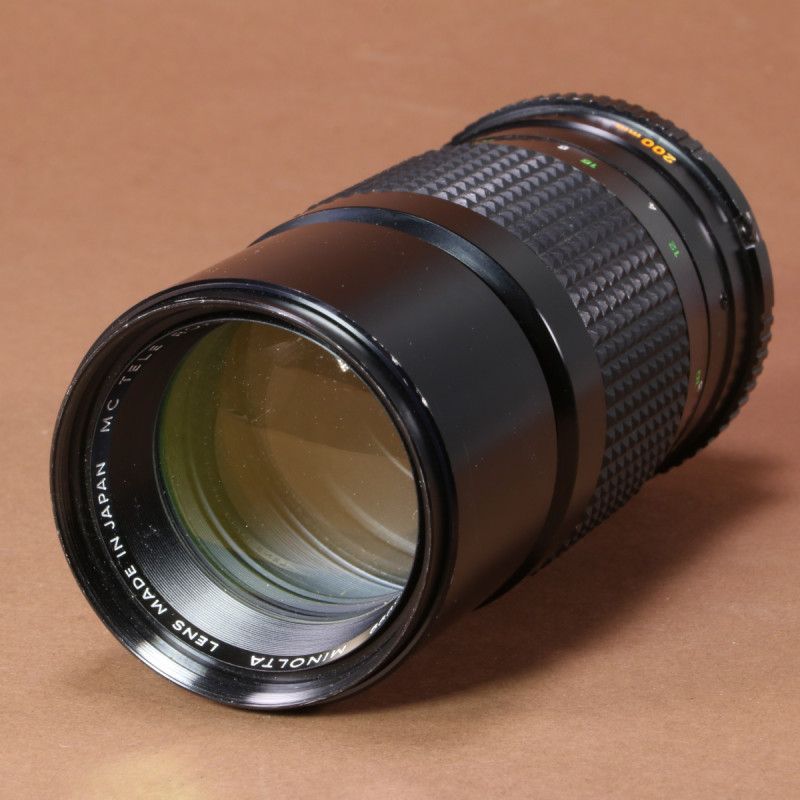 Minolta 200mm f4.5 Tele Rokkor-PE Lens for MC