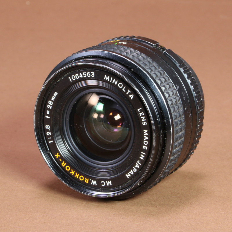Minolta 28mm f2.8 W.Rokkor-X Lens for MD
