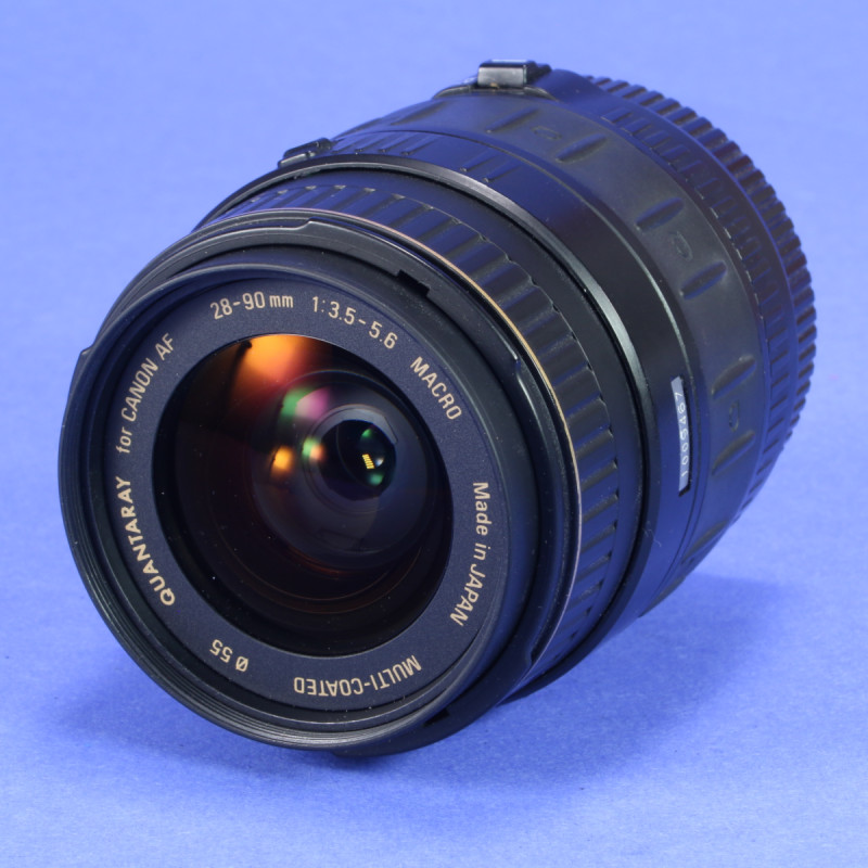 Quantaray 28-90mm f3.5-5.6 Macro Aspherical Lens for Canon EF
