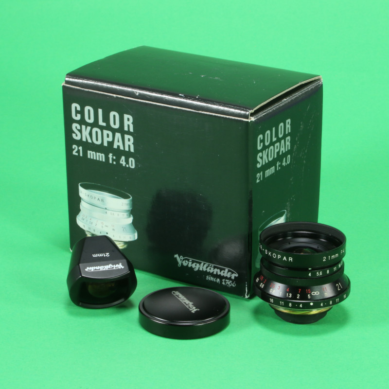Voigtlander 21mm f4 MC Color-Skopar Lens for M39 with Leica M Adapter