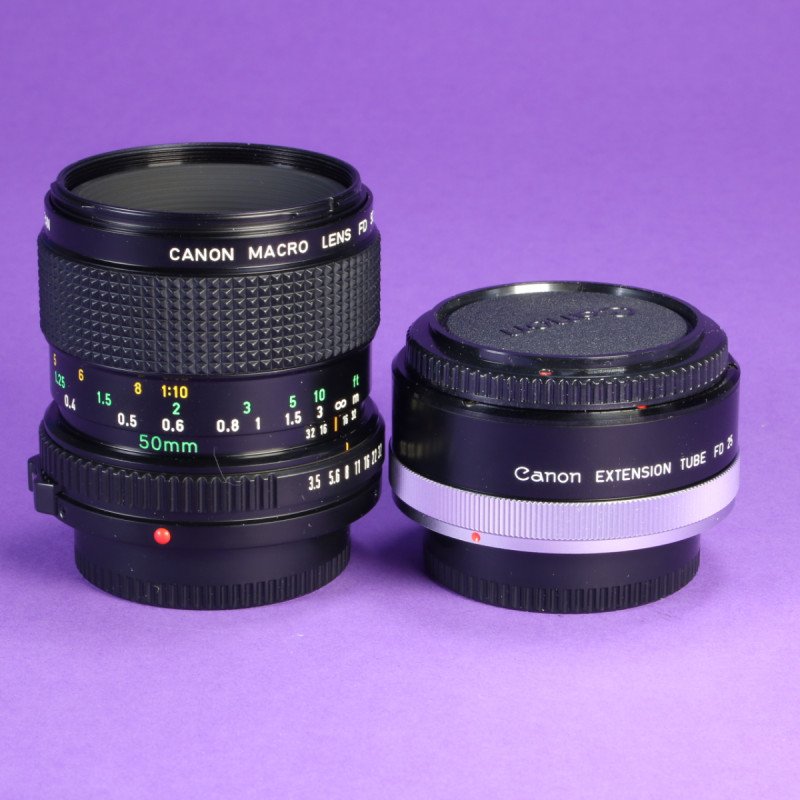 Canon 50mm f3.5 Macro Lens for FD