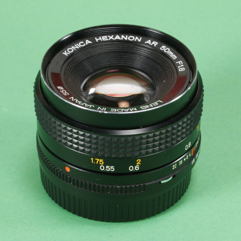 Konica 50mm f1.8 Hexanon AR Lens