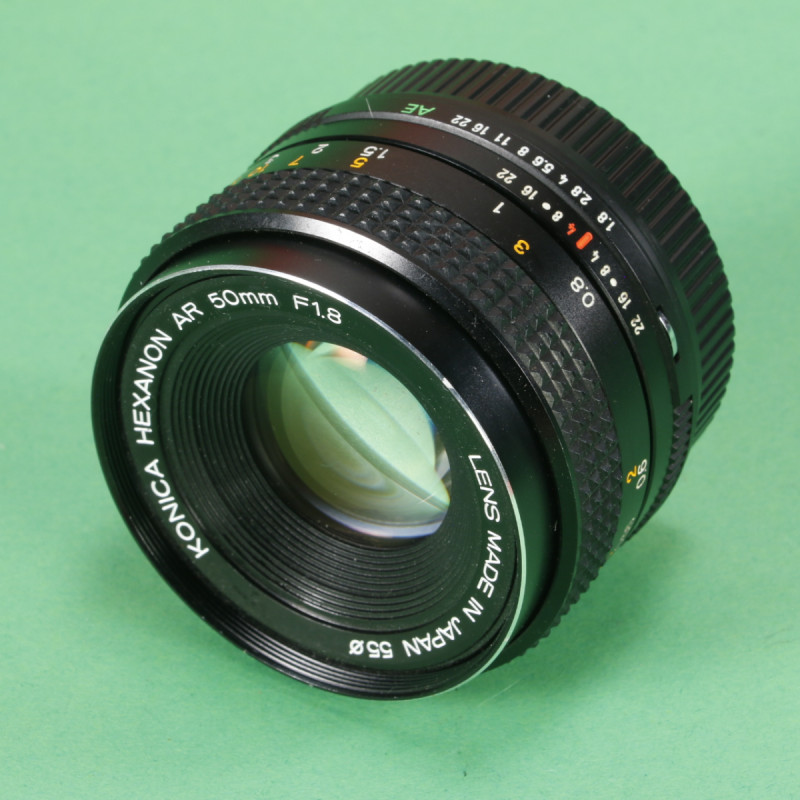 Konica 50mm f1.8 Hexanon AR Lens