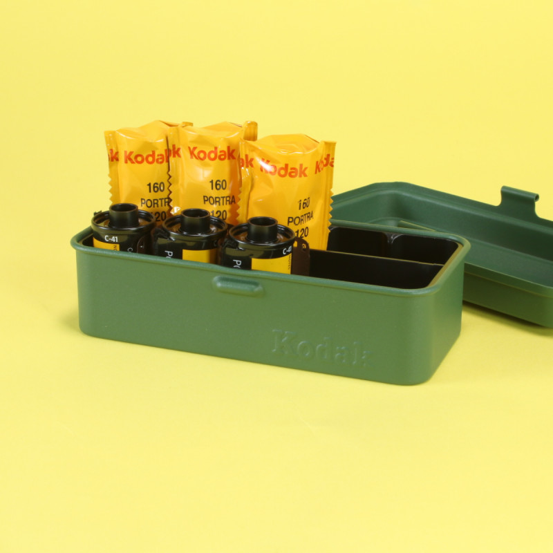 Reto Kodak Steel 120/135 Film Case - Olive Green