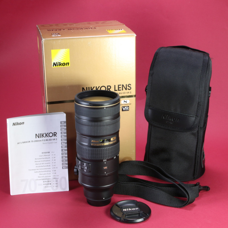 Nikon 70-200mm f2.8 G ED AF-S VR II Nikkor Lens for Nikon AF