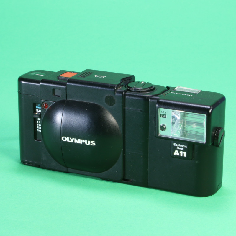 Olympus XA Camera with A11 Flash