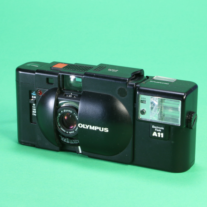 Olympus XA Camera with A11 Flash