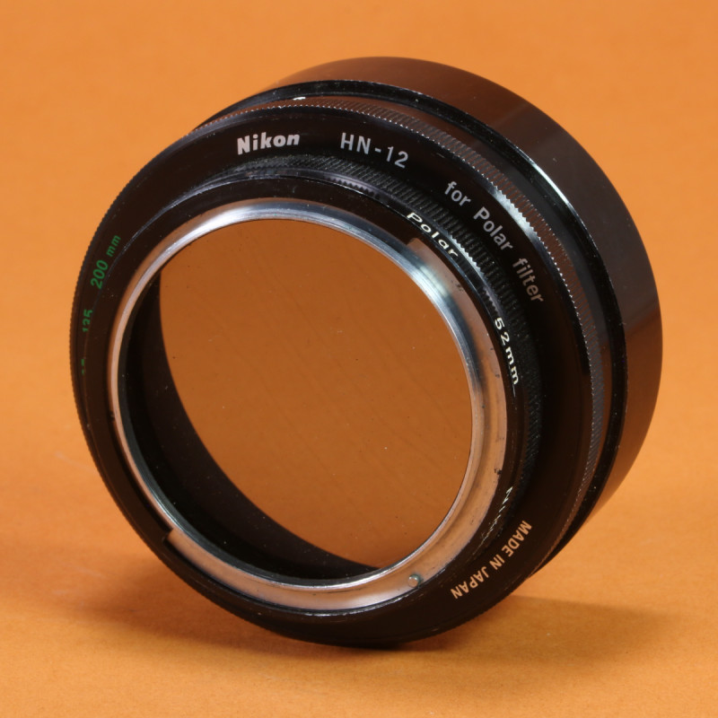 Nikon 52mm Polarizing Filter with HN-12 Lens Hood