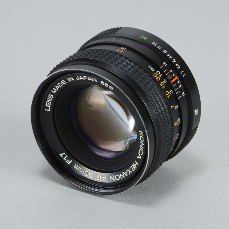 Konica 50mm f1.7 Hexanon AR Lens