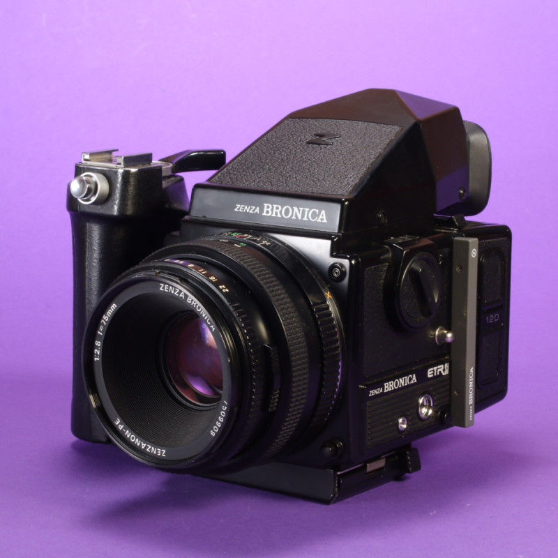 Bronica ETRSi Camera with 75mm f2.8 Zenzanon-PE Lens