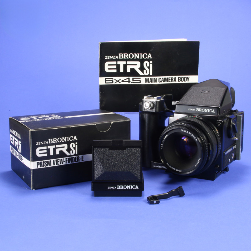 Bronica ETRSi Camera with 75mm f2.8 Zenzanon-PE Lens