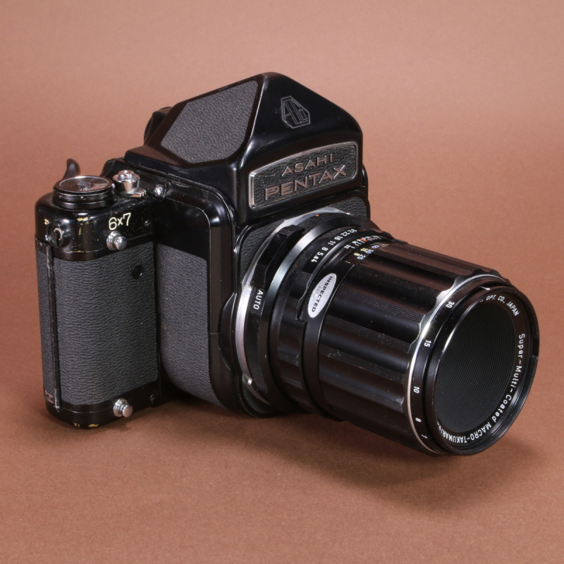 Pentax 6x7 Non-MLU Camera with 135mm f4 Macro Lens