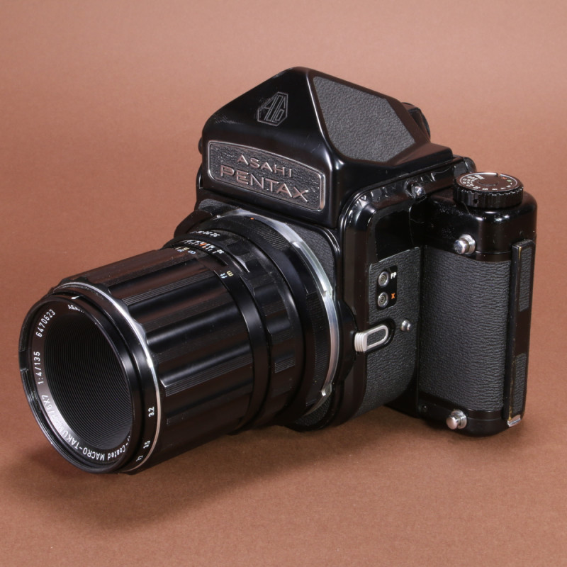 Pentax 6x7 Non-MLU Camera with 135mm f4 Macro Lens
