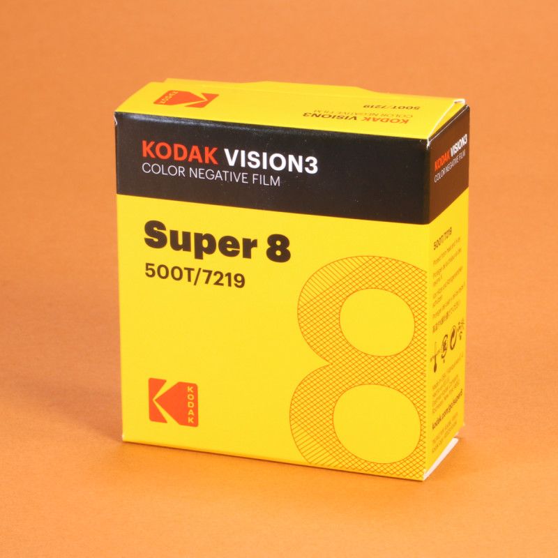 Kodak Vision3 500T Super 8 Film - 50' Cartridge