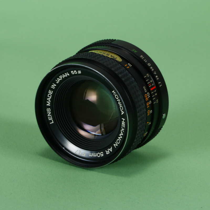 Konica 50mm f1.7 Hexanon AR Lens