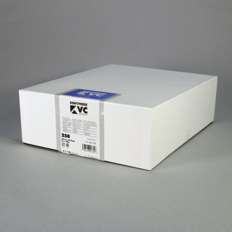 Kentmere VC Select Fine Luster Paper 8x10 - 250 Sheets