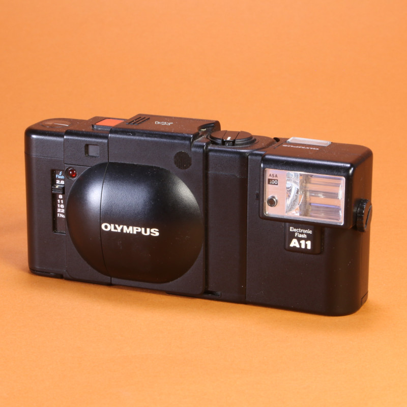 Olympus XA Camera with A11 Flash
