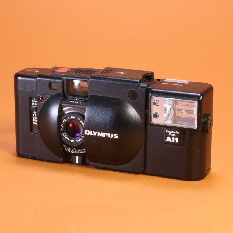 Olympus XA Camera with A11 Flash