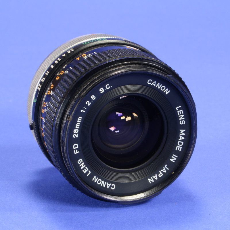 Canon 28mm f2.8 SC Lens for FD