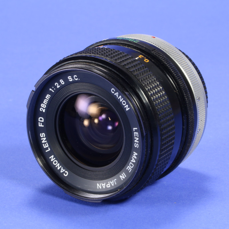 Canon 28mm f2.8 SC Lens for FD