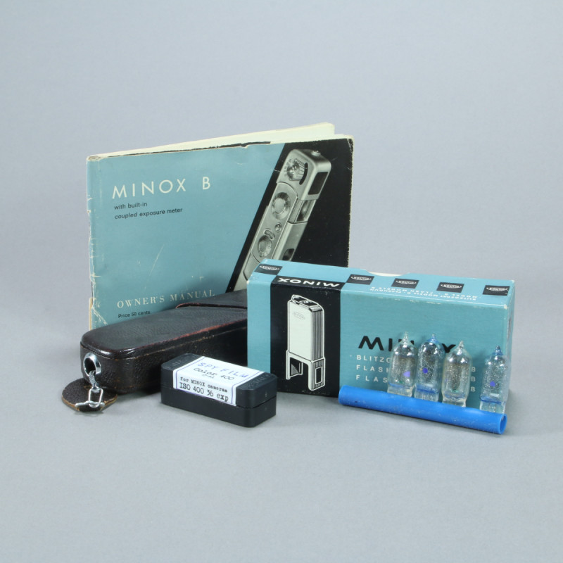 Minox B Box with Flashgun, Manual and Film
