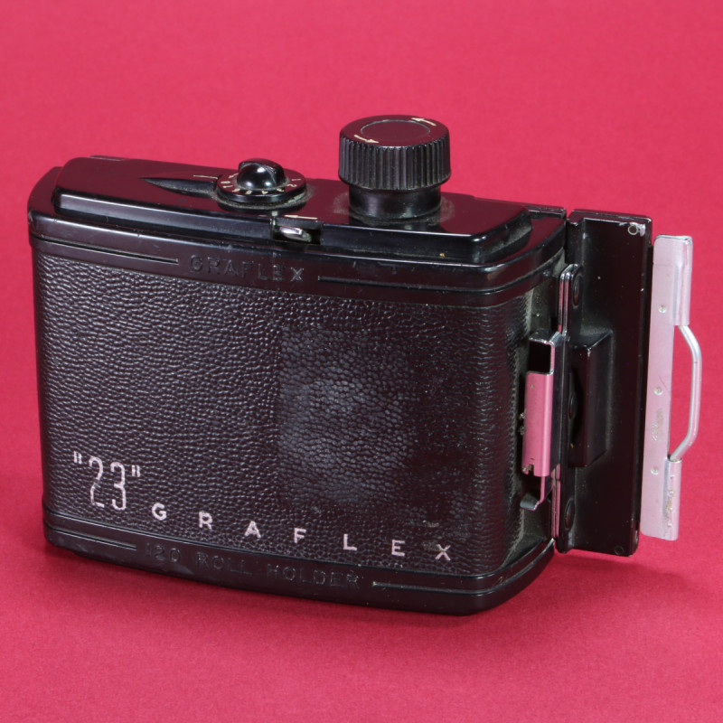 Graflex 23 120 Roll Film Back for 2x3 Cameras - Slotted for Graflex backs