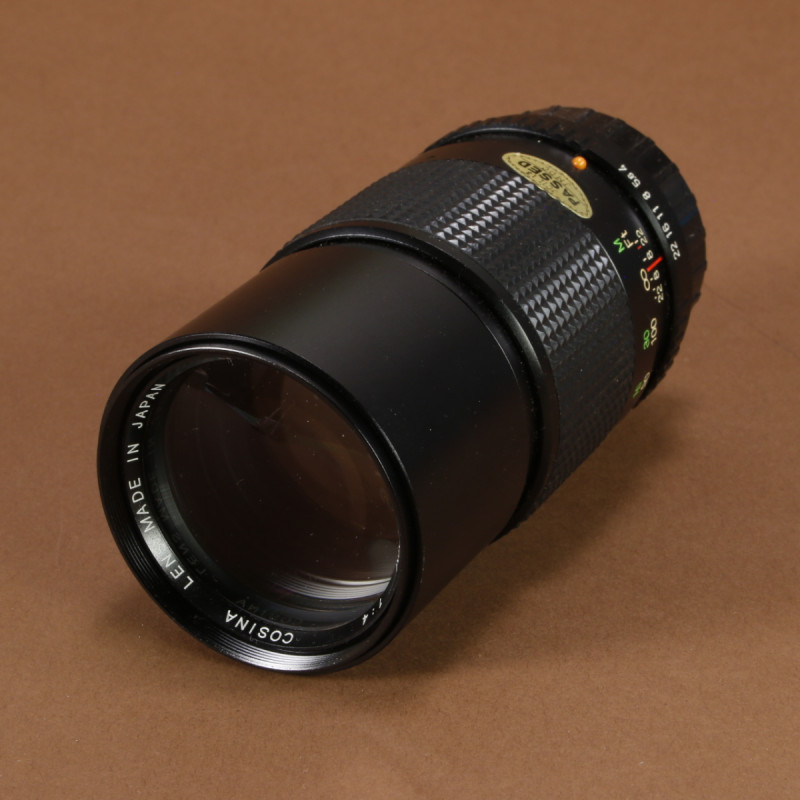 Cosina 200mm f4 MC Cosinon-T Lens for Pentax PK-M