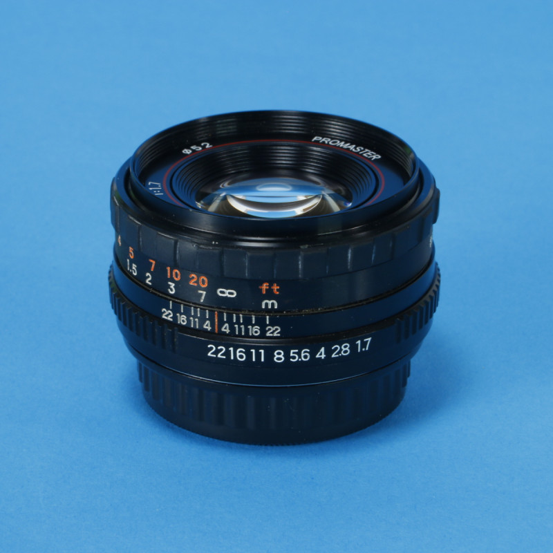 Promaster 50mm f1.7 MC Lens for Pentax PK