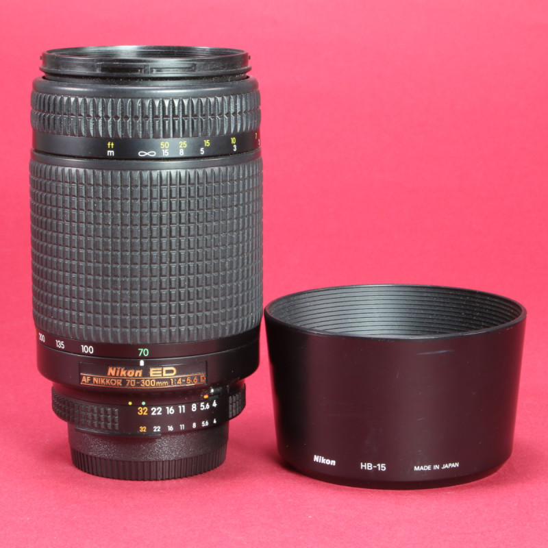 Nikon 70-300mm f4-5.6 D ED AF Nikkor Lens for Nikon AF