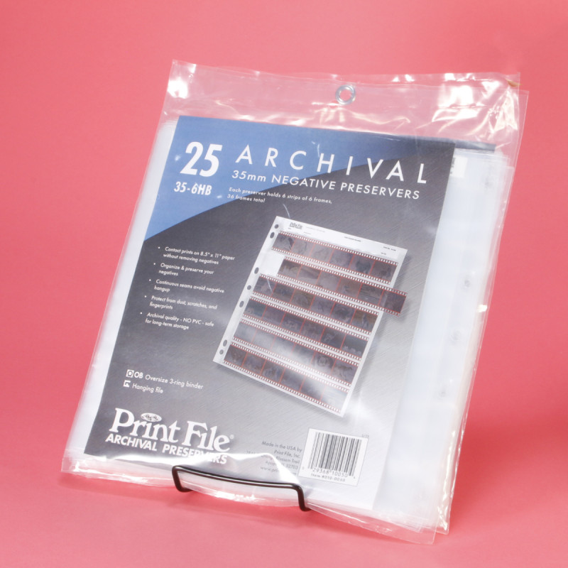 Print File 35-6HB 35mm Negative Preserver Pages - 25 sheets