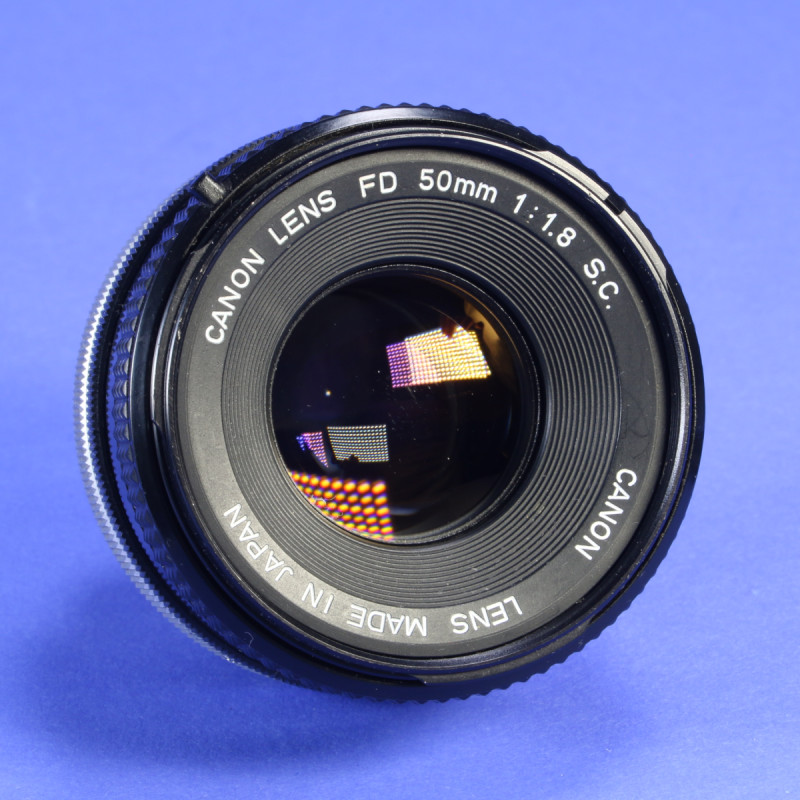Canon 50mm f1.8 SC FD Lens