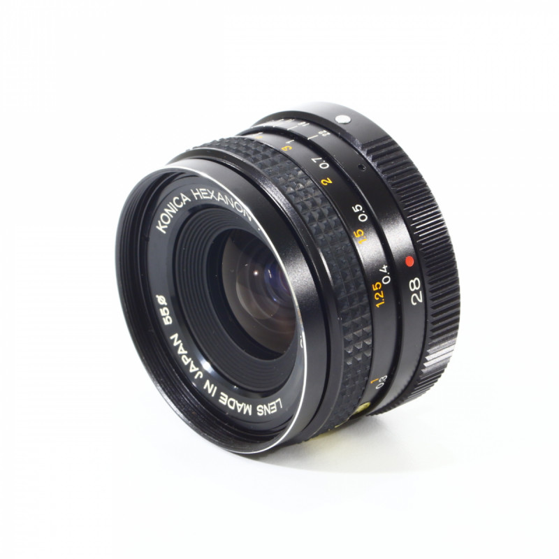 Konica 28mm f3.5 Hexanon AR Lens